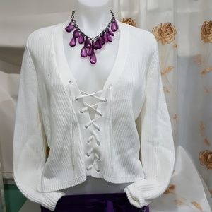 Express V-neck Cardigan